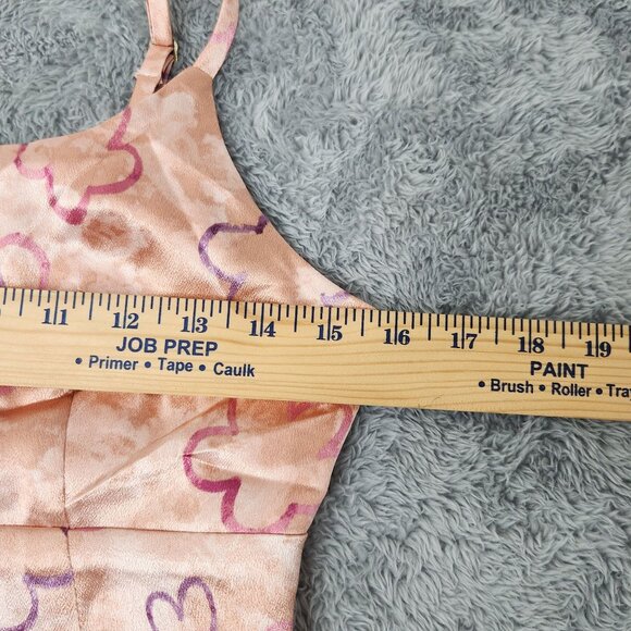 Wild Fable Slip Dress Womens S Floral Pink Short Sleeveless Square Neck Straps - Picture 12 of 16